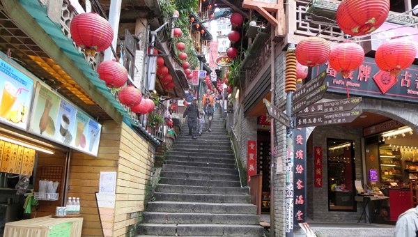 Das alte Flair Taiwans versprüht das Bergdorf Jioufen